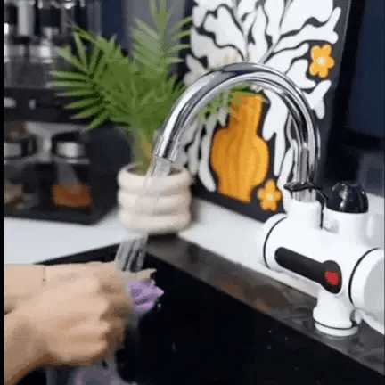 Instant Temperature Display Hot Water Heater Electric Faucet Kitchen Winter Warm (BL SMART)