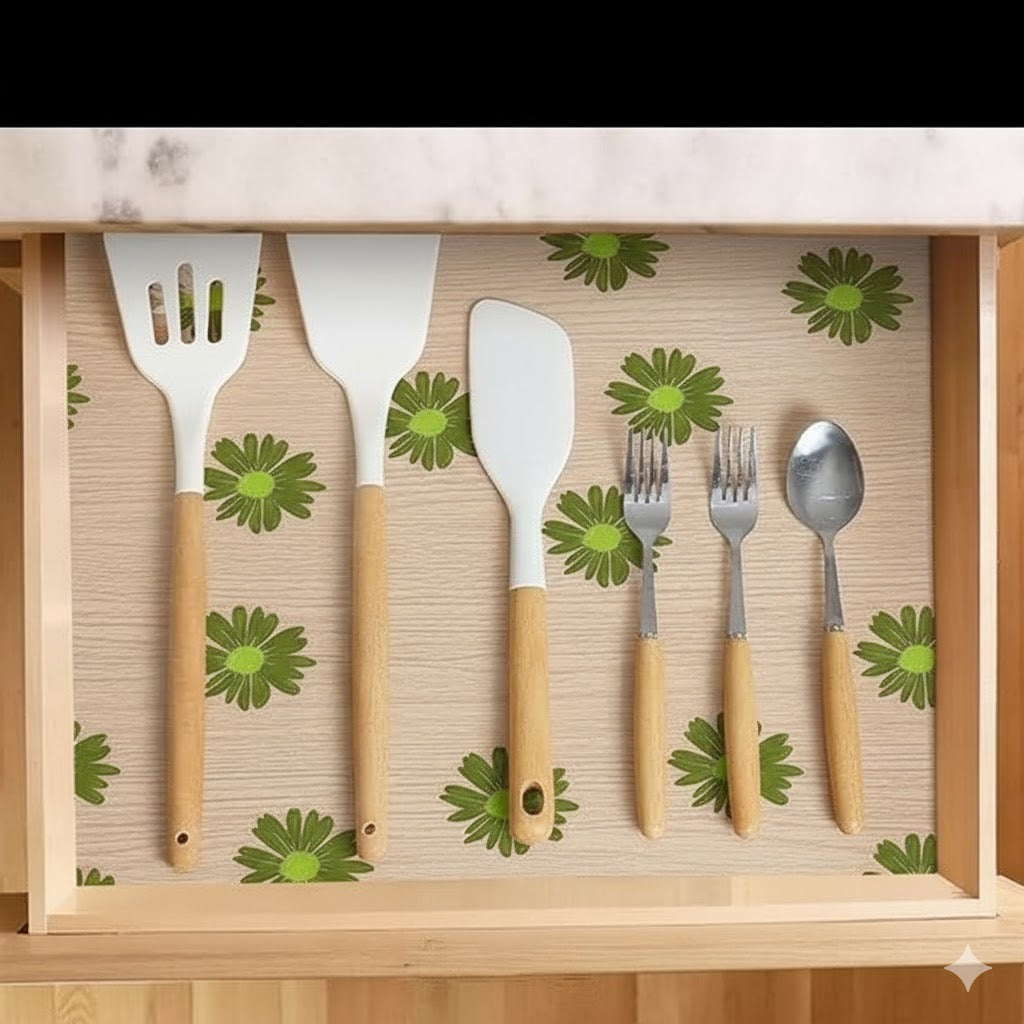 Kitchen Cabinet & Drawer Waterproof Linear Mat