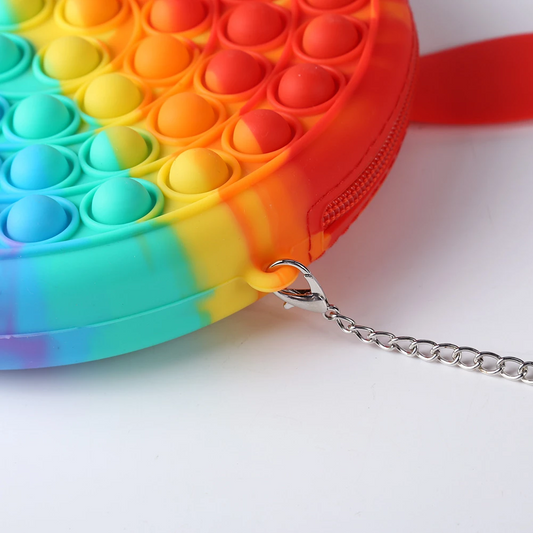 Popit Fashion Bag Bubble Decompression Toy