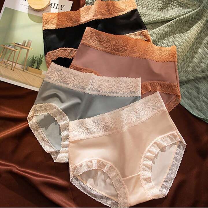 Rise Cotton Seamless Breathable Women's Underwear