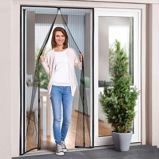 Magnetic Screen Door Net  (78 Inch x42 Inch)