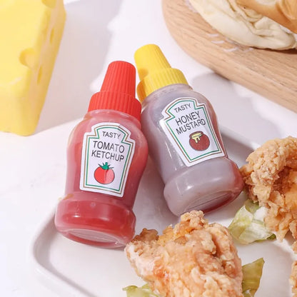 2 Pieces Mini Tomato Ketchup Bottle