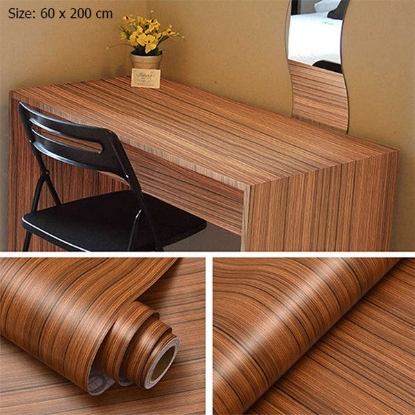 Wood Texture Wall Sheet (60cmx2m)