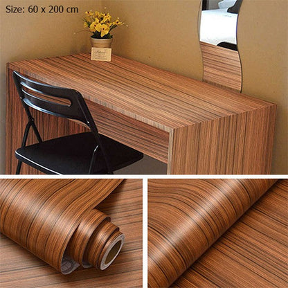 Wood Texture Wall Sheet (60cmx2m)