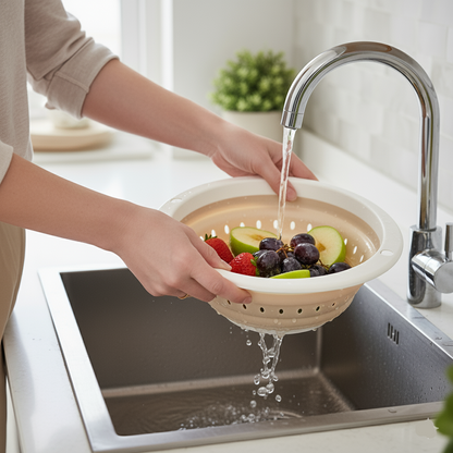 Silicon Foldable Fruits & Vegetables Basket