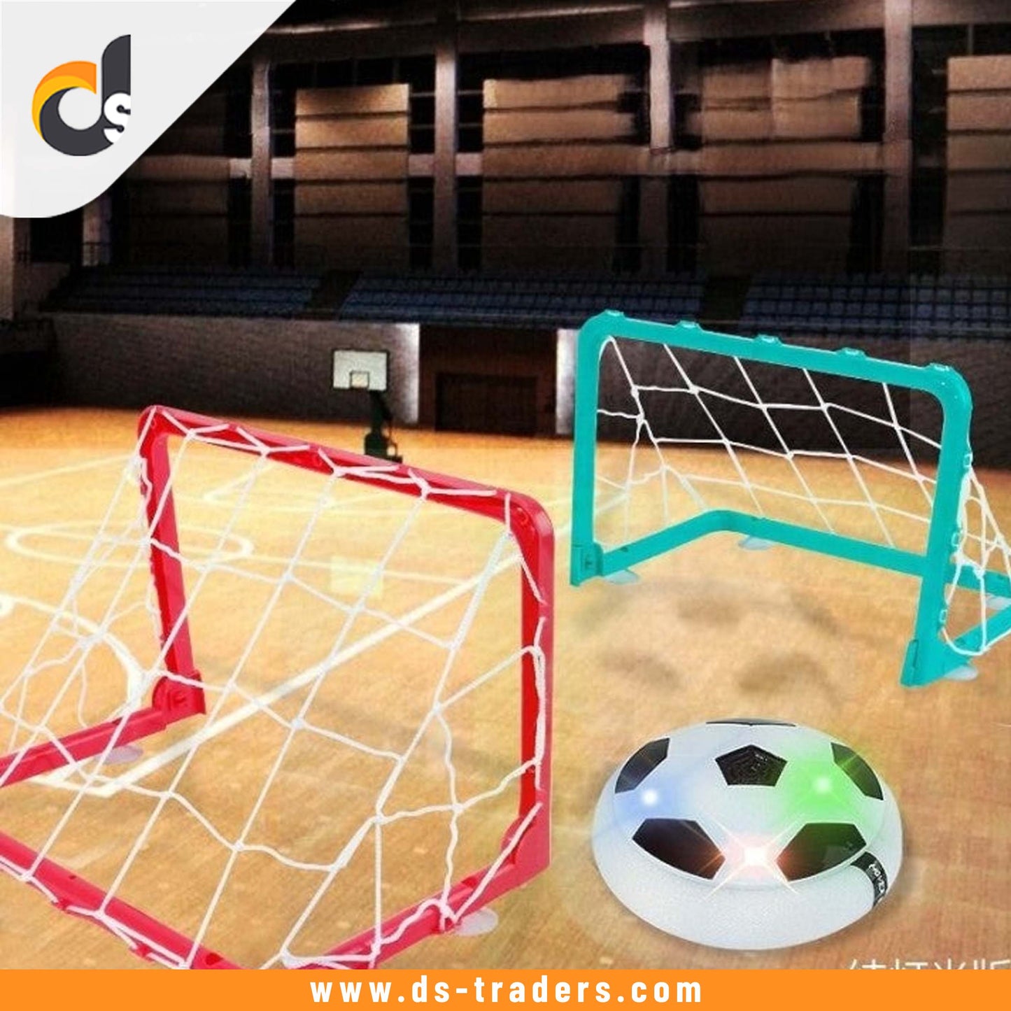 LED Hover Soccer Ball Game with Mini Goals