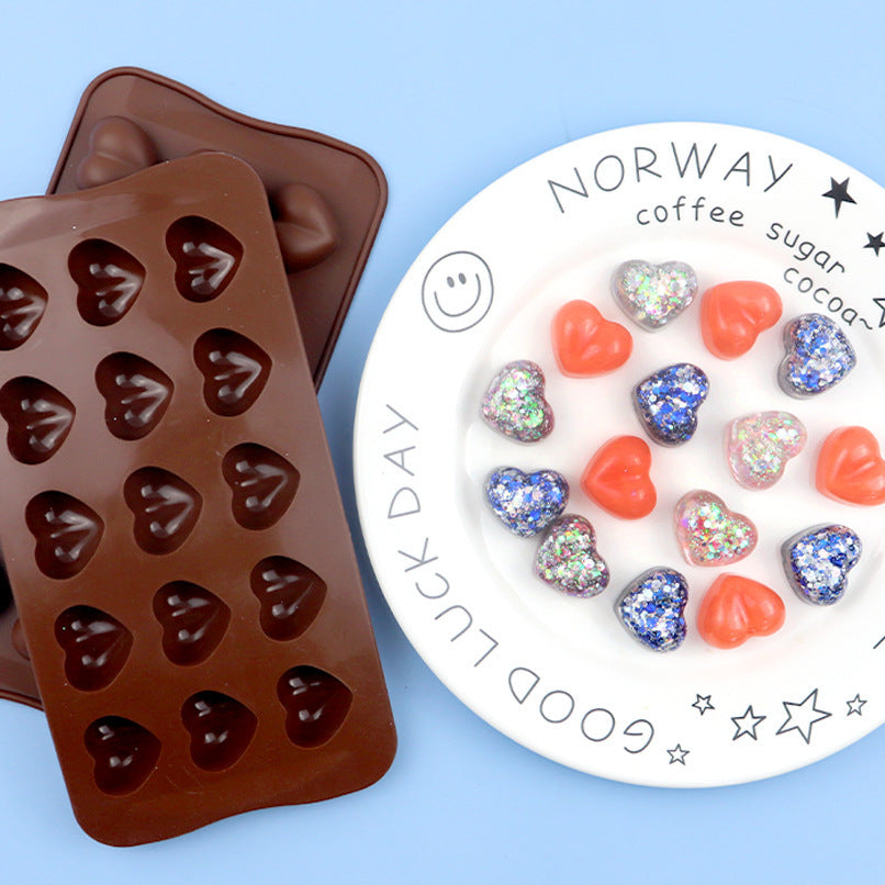 Silicone Heart-Shaped Making Mold