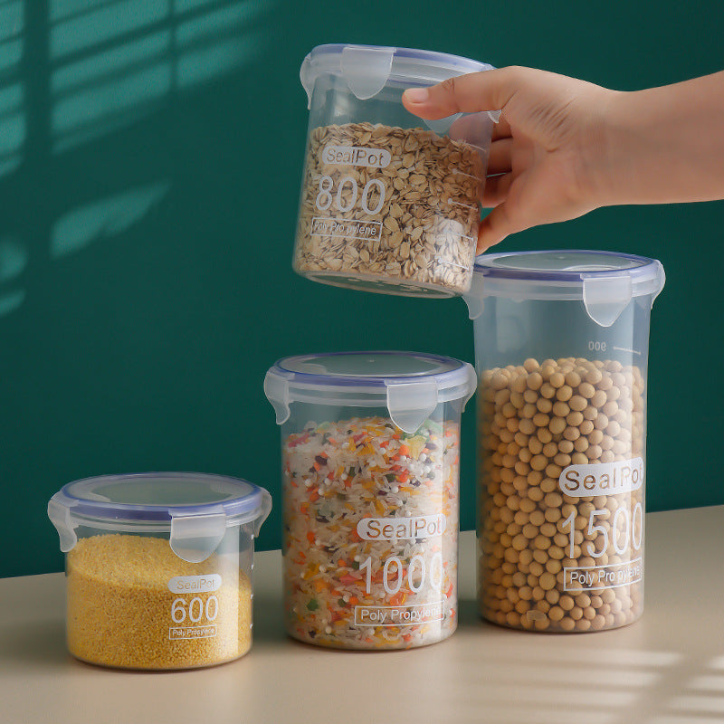 3 Pcs Airtight Food Jar 600ml