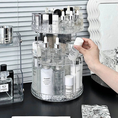 360° Rotating Makeup Organizer