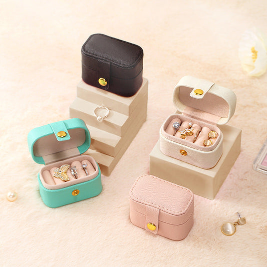 Mini Portable Small Jewelry Rings Storage Box