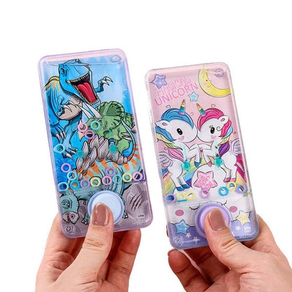 Cartoon Printed Hand Held Water Ring Game