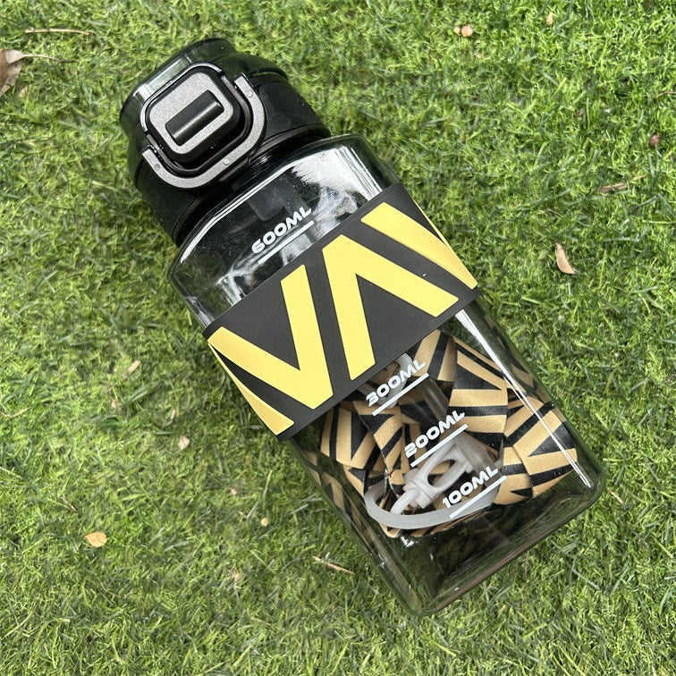 Cute Square Sippy Water Bottle