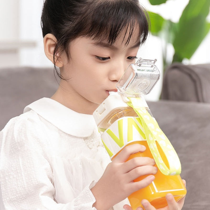 Cute Square Sippy Water Bottle