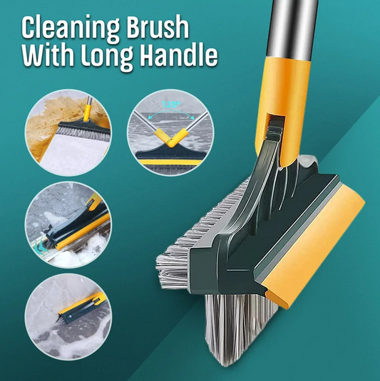 3 In 1 Silicone Cleaning Brush, Dusting & Wiping Mop