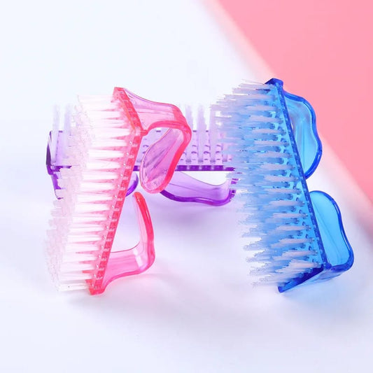 2pcs -  Cleaning Nail Brush Tools Plastic Dust Cleaner Brushes.
