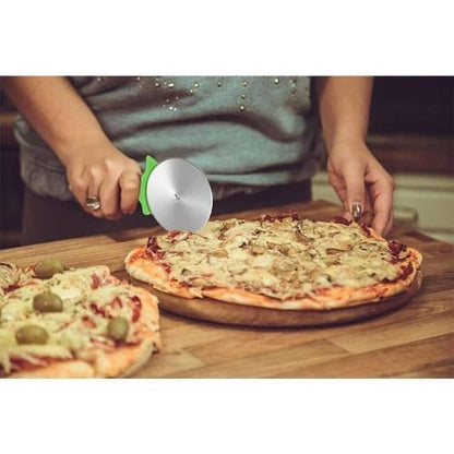 Kitchen Set Series   Silicone Spatula & BBQ Brush With Stainless Steel Pizza Cutter (Deal 1)