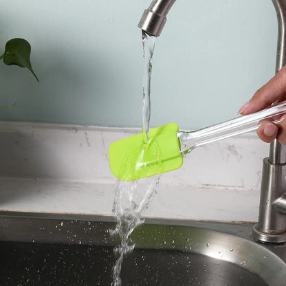 Kitchen Set Series   Silicone Spatula & BBQ Brush With Stainless Steel Pizza Cutter (Deal 1)