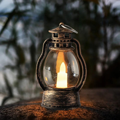 MINI LED Candle Lantern Light Portable Hanging Lantern