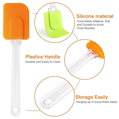 Silicone Spatula & BBQ Brush With  Stainless Steel  Knife  (Deal 5)