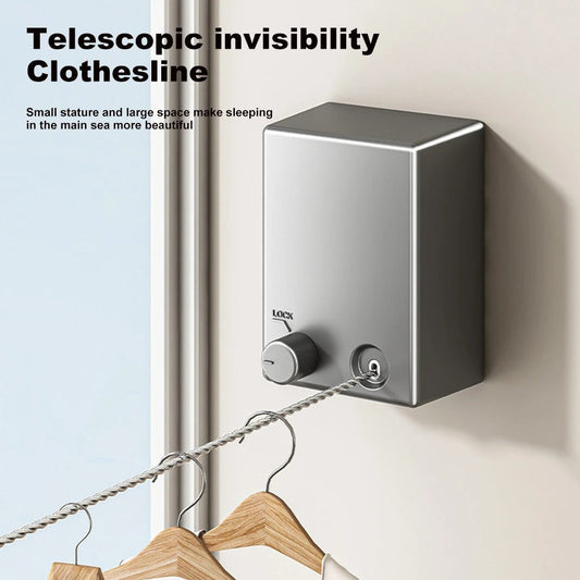 Stainless Steel Concealed Retractable Clothesline