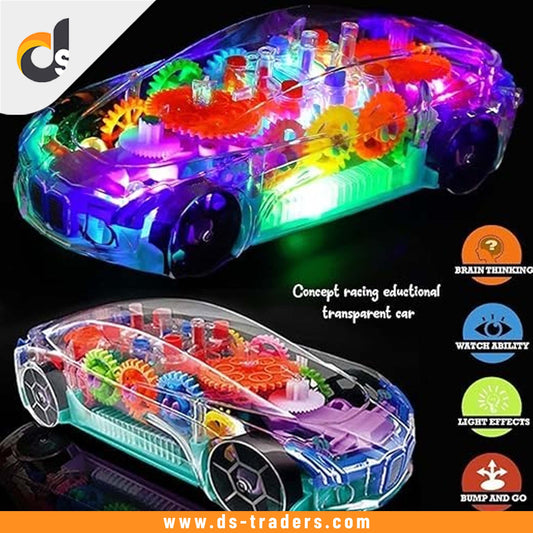 Plastic Transparent 5D Light Gear Car