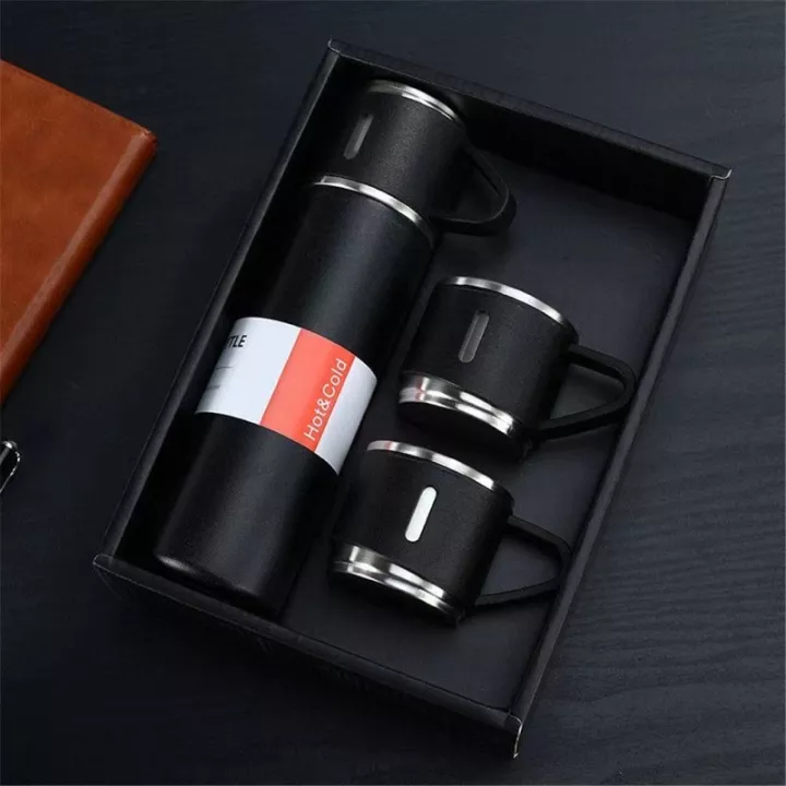 Double-Layer Stainless Steel Vacuum Thermos Bottle.