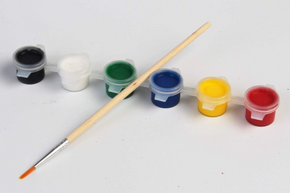 Water Colour Paint 6Pcs Set With Brush.