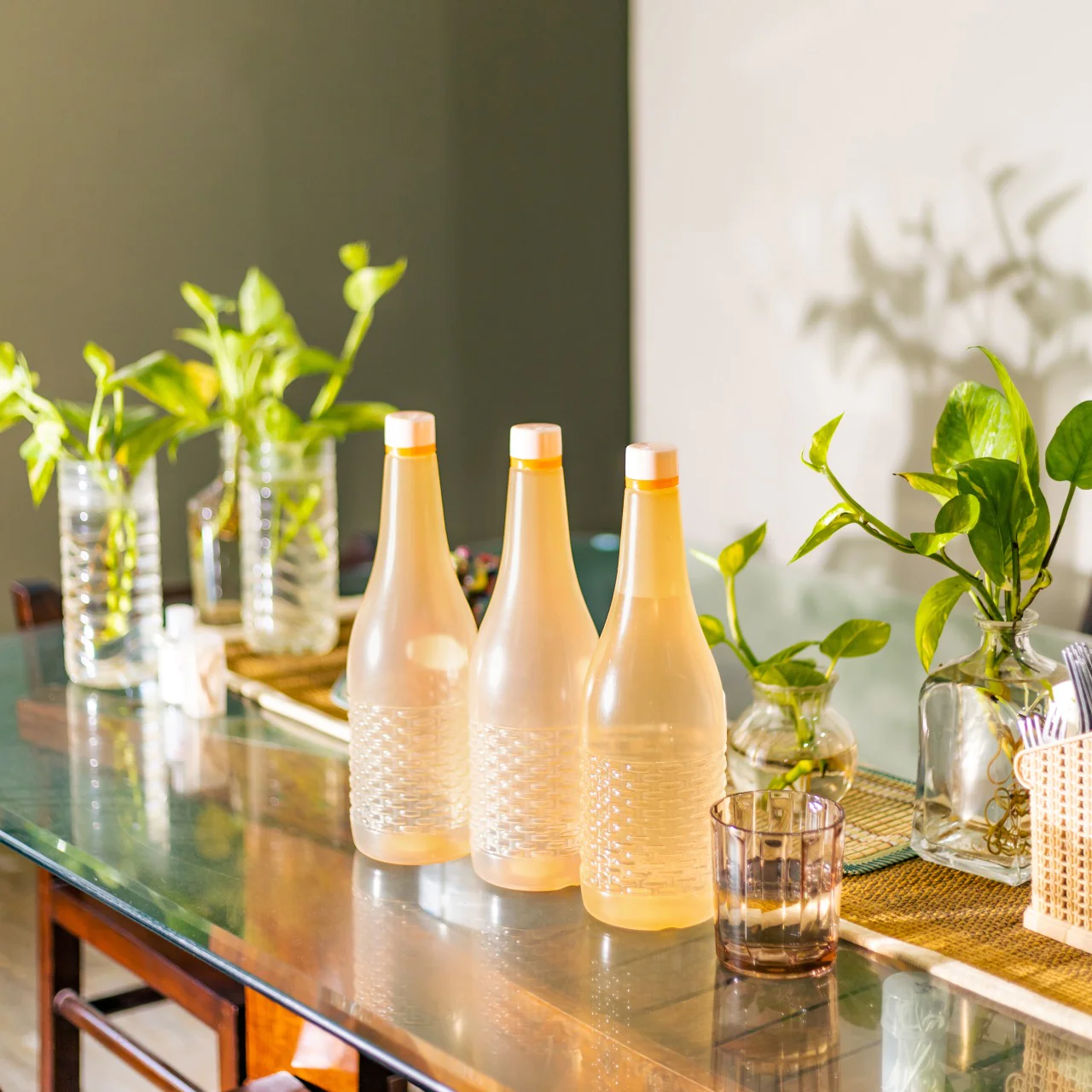 1PC Jumbo Water Bottle With Beautiful Design.