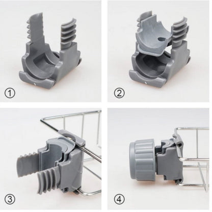 Adjustable Stainless Steel Sink Faucet Storage Rack Hanging Basket.