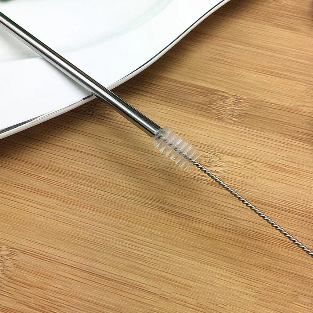 5Pc-Set Stainless Steel Reusable Straw