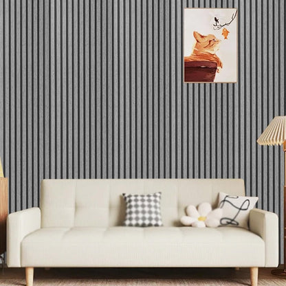Wood Texture Wall Sheet (Grey+Black) 60x200 CM