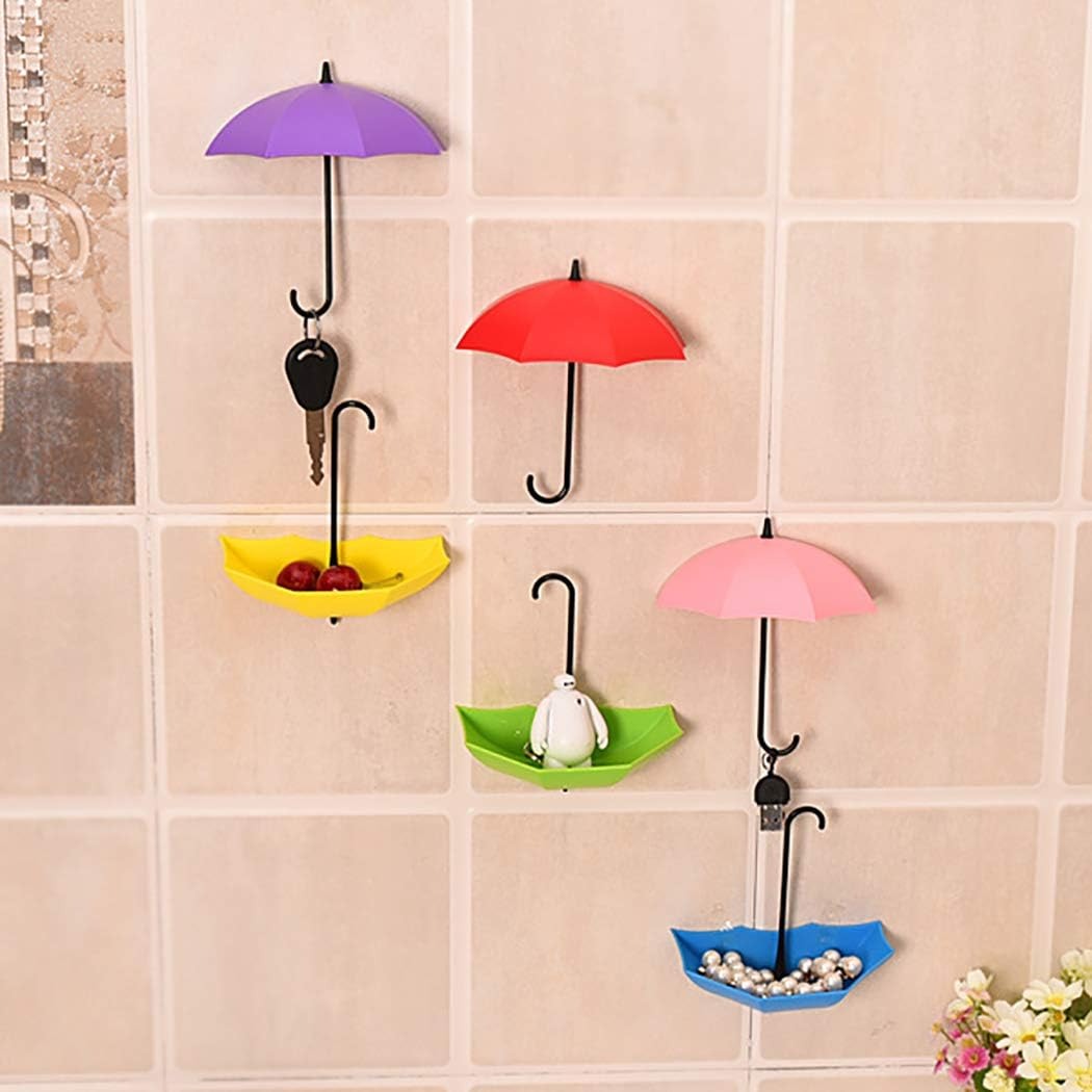 Pack Of 3 Stick Wall Mounted Umbrella Hook