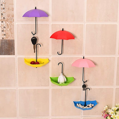 Pack Of 3 Stick Wall Mounted Umbrella Hook