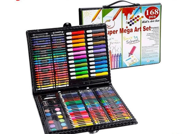 168 Piece Art Set Drawing and Painting Set for Kids