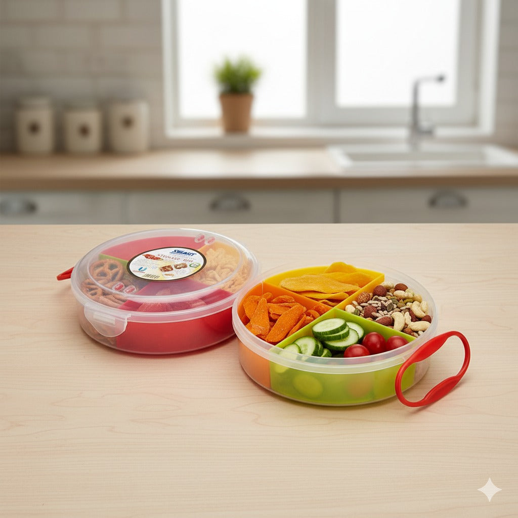 4 Compartment Multi_Function Storage Box