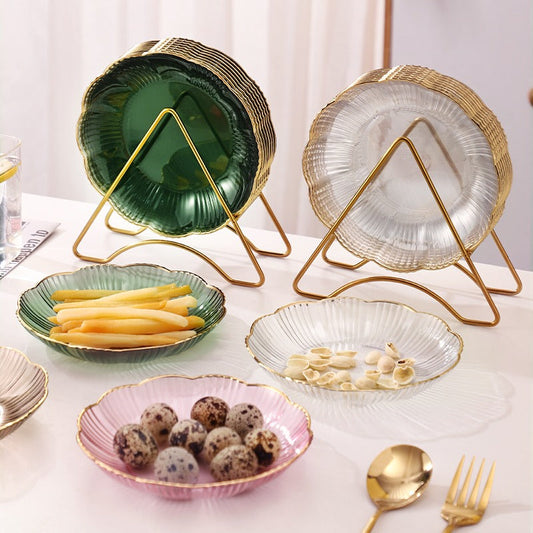 Acrylic Unbreakable Flower Shape Tray