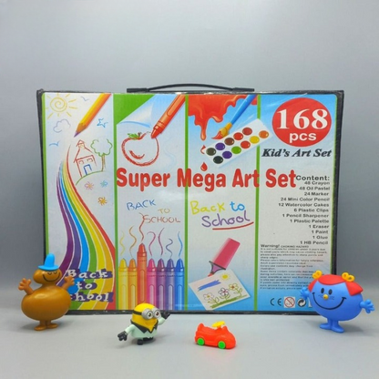 168 Piece Art Set Drawing and Painting Set for Kids