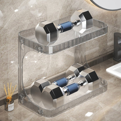 Double Layer Bathroom Storage Rack