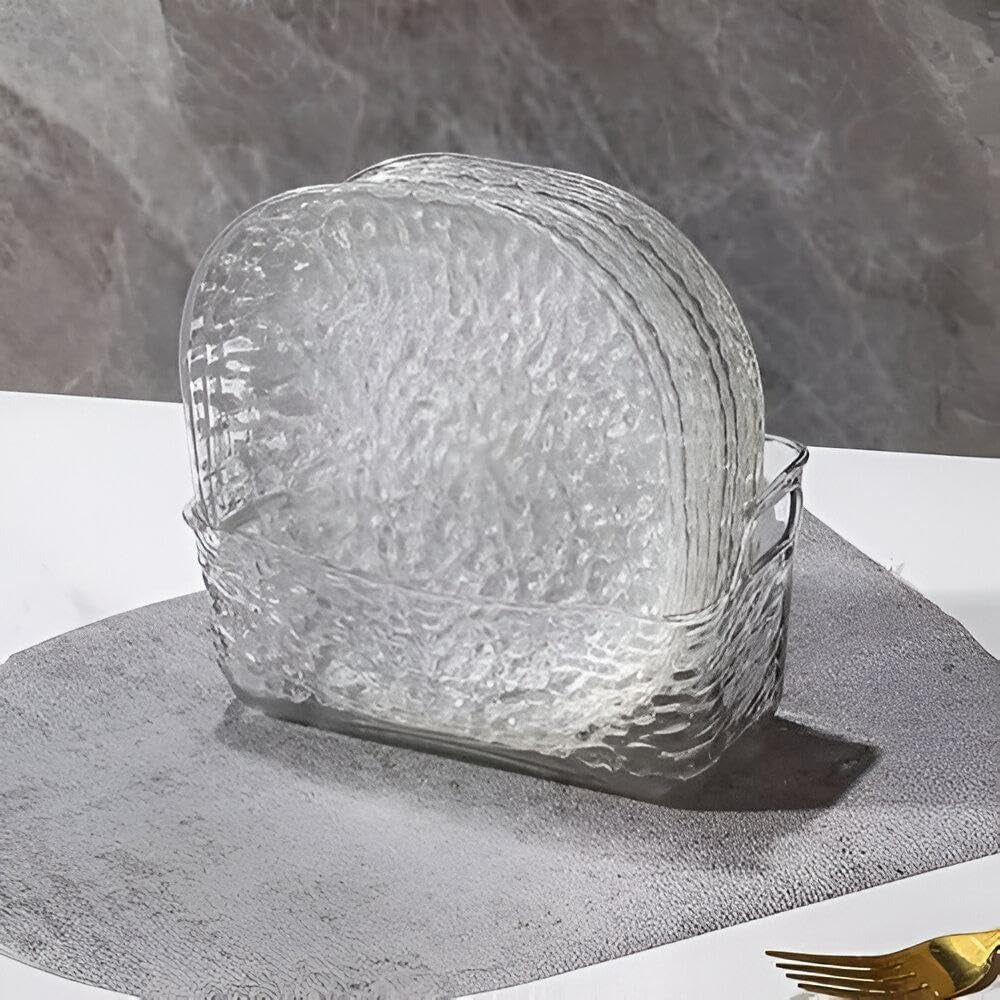 8PCs Acrylic Luxury Style Plate Set