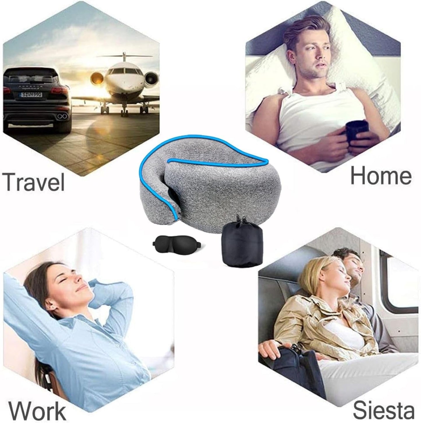 U Shape Travel Neck Pillow