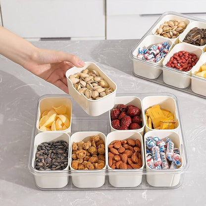 8 Compartment Snack Storage Box
