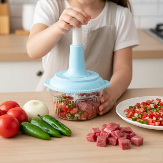 Multifunctional Manual Push Chopper (2-Liter)