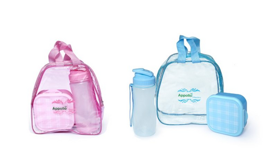 Buddy Pack (Bottle and School Lunch Box) With Handle Bag