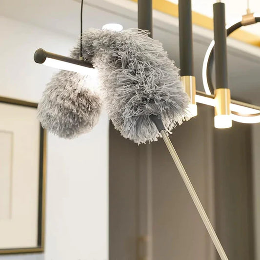 Long Handle Adjustable Microfiber Dusting Brush