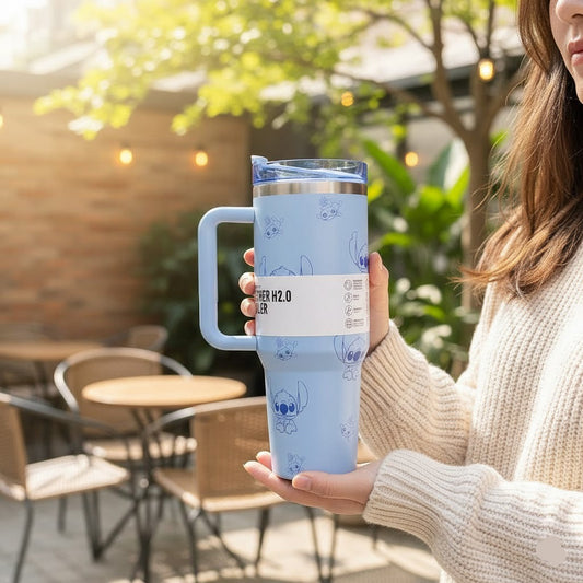 Insulated Printed Stainless Steel Travel Tumbler