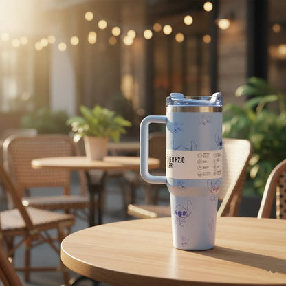 Insulated Printed Stainless Steel Travel Tumbler