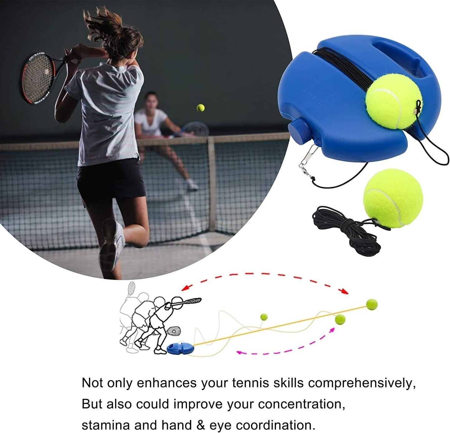 Tennis Exercise Rebound Ball