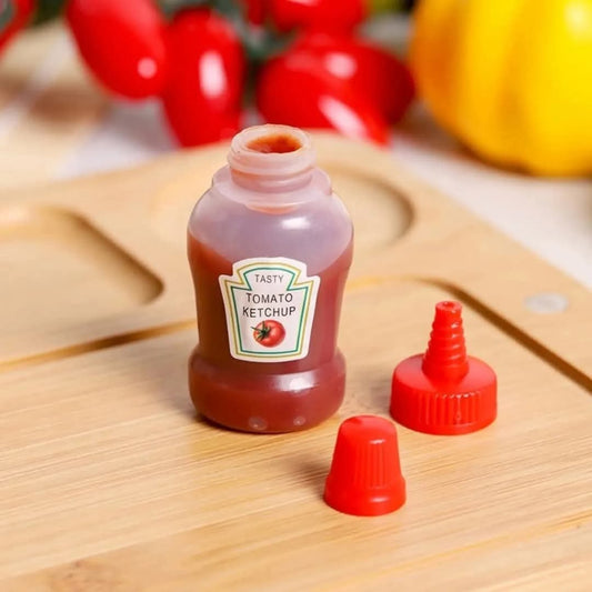 2 Pieces Mini Tomato Ketchup Bottle