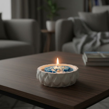 Flower Shape Scented Candel