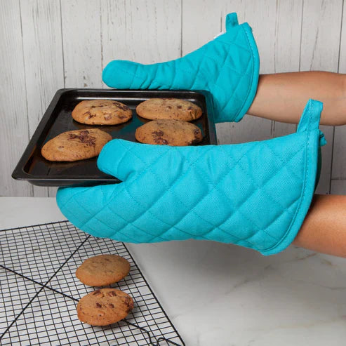 Heat Resistant Cooking & Baking Oven Gloves (Single Piece)